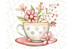 Cottagecore Kitchen Clipart, Vintage Country Floral Kitchen Product Image 2