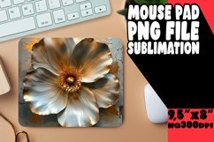 Vibrant Petals: Sublimated Mouse Pad Designs Art PNG Product Image 1