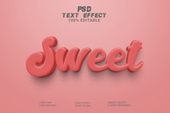 Sweet 3d Editable Text Effect Style Product Image 1