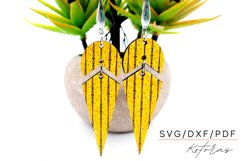 Triangle Engraved Earrings Digital Download Product Image 1