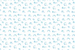 6 seamless patterns set with paints Product Image 8