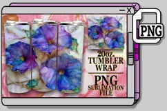 Glittering Blossom Splendor 20oz Tumbler Wraps Product Image 1