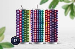 Rainbow Beads Digital paper, Colorful beads pattern Product Image 2