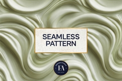 Matcha Latte Swirl Pattern, Creamy Matcha Abstract Paper Product Image 2