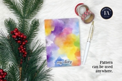 Watercolor Wash Digital Paper | Seamless Rainbow Texture Product Image 4