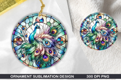 Animals Stained Glass Ornament Bundle, 30 High-Quality PNG Product Image 7