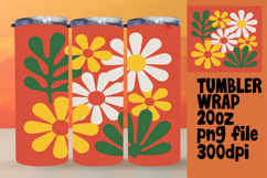 SOPHISTICATED 20oz Sublimation Tumbler , Flowers Product Image 1