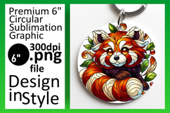 Creative Keychain Round PNG Artwork , Animals Product Image 1