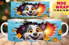 Magical Animal Appearances: Sublimation Mug Wraps Product Image 1