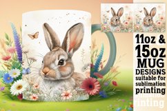 Springtime Bunny Mug Sublimation: Easter Charm Product Image 1