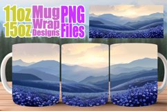 Beautiful Scenic Landscape Mug Wrap - Sublimation Product Image 1