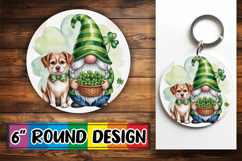 Cheerful Round Design Sublimation PNG, St Patricks Product Image 1