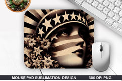 Vintage Mouse Pad Sublimation PNG Design - Mouse Pad PNG Product Image 1