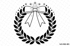 Christmas wreath Svg | Christmas Svg | Svg Cut Files Product Image 1