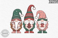 Christmas Gnome Sublimation - Clipart PNG Bundle Product Image 9