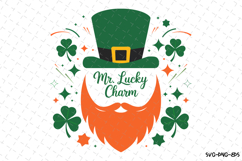 Mr Lucky Charm Svg | St Patrick&#039;s day Design Product Image 1