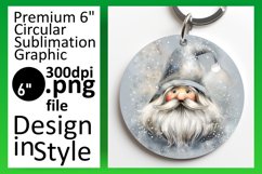 Mystical Moments: Watercolor Gnome Round Design Product Image 1