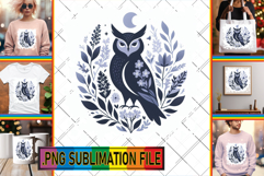 Joyful Sublimation TSHIRT Designs, Flower Animals Product Image 1