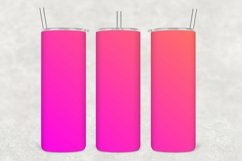 Ombre Gradient Tumbler Wrap Sublimation Product Image 1