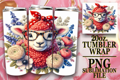 Cozy Escapes 20oz tumbler wrap, Cute Animals Product Image 1