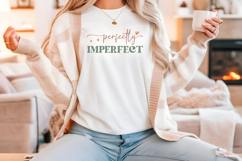 Christian Quote SVG - Faith Saying | Perfectly Imperfect Product Image 4