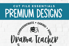 Drama Teacher svg - a speech and drama teacher svg file Product Image 6