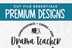 Drama Teacher svg - a speech and drama teacher svg file Product Image 6