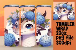 VIBRANT 20oz Gift Tumbler Design , Dragon Product Image 1