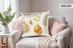 Happy New Year PNG Pillow, Festive New Year's Eve 2026 PNG Product Image 1