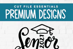 Class of 2027 svg, cute 2027 grad svg, 2027 graduate sen Product Image 6