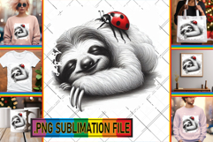Bright TOTE BAG Sublimation Magic, Cute Animals Product Image 1