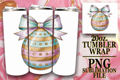 Happy memories 20oz tumbler wrap, Easter Egg Product Image 1