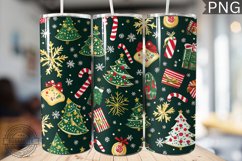 Christmas Tree Tumbler Wrap -High Quality 300 Dpi Product Image 1