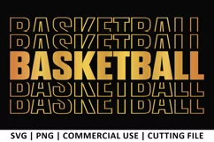 Basketball SVG | Stacked SVG Product Image 1