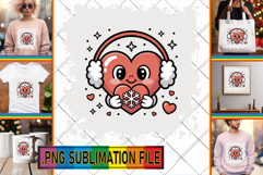 Sweet TSHIRT Designs PNG, Valenines Heart Product Image 1