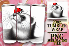 Radiant Adventures 20oz tumbler wrap, Cute Animals Product Image 1