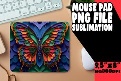 Enchanting Springtime Symphony Sublimation Mouse Pad - 3D Product Image 1