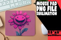 Summer Petal Parade: Mouse Pad Designs Art PNG Product Image 1