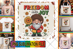 Cheerful PNG Art for TSHIRTS, Juneteenth Product Image 1