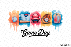Baseball SVG Design | Game Day Svg | Sports Svg Product Image 1