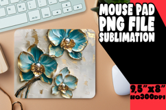 Luminous DESK pad Artistic Touch, 3D Flower Product Image 1