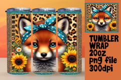 High-Quality Tumbler PNG , Cute Animals Product Image 1