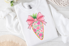Carrot Easter Clipart, Happy Easter Sublimation PNG Product Image 2