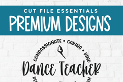 Dance Teacher svg - a tap or ballet teacher svg file Product Image 6
