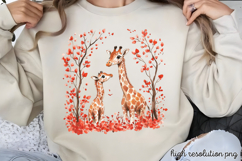 Mothers Day Animals Clipart PNG Product Image 1