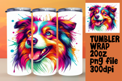 LUXURIOUS 20oz PNG Tumbler Template , Dog Product Image 1