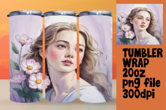 SOPHISTICATED 20oz Tumbler Template , Beauty Woman Product Image 1