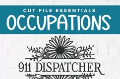 911 Dispatcher floral svg - 911 dispatcher svg with flowers Product Image 6