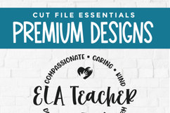 ELA Teacher svg, an English Language Arts teacher unisex svg Product Image 6