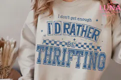 I’d Rather Be Thrifting PNG, thrift aesthetic shirt design Product Image 5